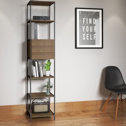 Estante para Livros Multiuso Industrial 3 Gavetas 5 Prateleiras - 7