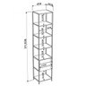 Estante para Livros Multiuso Industrial 3 Gavetas 5 Prateleiras - 6