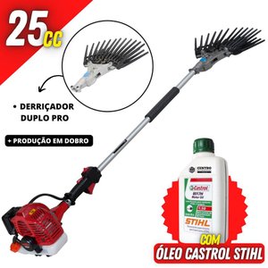Derriçadeira Kawashima Com Garra Dupla Ideal Para Colheita de Café Arábica + Óleo Stihl