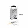 Ralador De Queijo 4 Faces Aço Inox Com Dispenser Oxo Ralador com Dispenser - 2