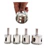 Serra Copo Diamantada Kit com 5 Brocas Furar Azulejo Vidro Cerâmica Mármore Granito - 2