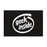 Tapete Capacho  Geek Inside 60x40cm Preto - 1
