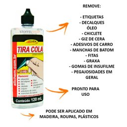 Tira Cola, Adesivo, Chiclete Removedor 120ml- 3 Unidades - 2