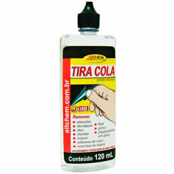 Tira Cola, Adesivo, Chiclete Removedor 120ml- 3 Unidades - 3