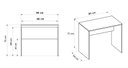 Ver imagem 6 de Mesa Escrivaninha para Escritório Débora 90 100% Mdf