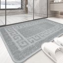 Ver imagem 5 de 2 Tapete Banheiro Grego Grande Antiderrapante Ce Cz 50x80