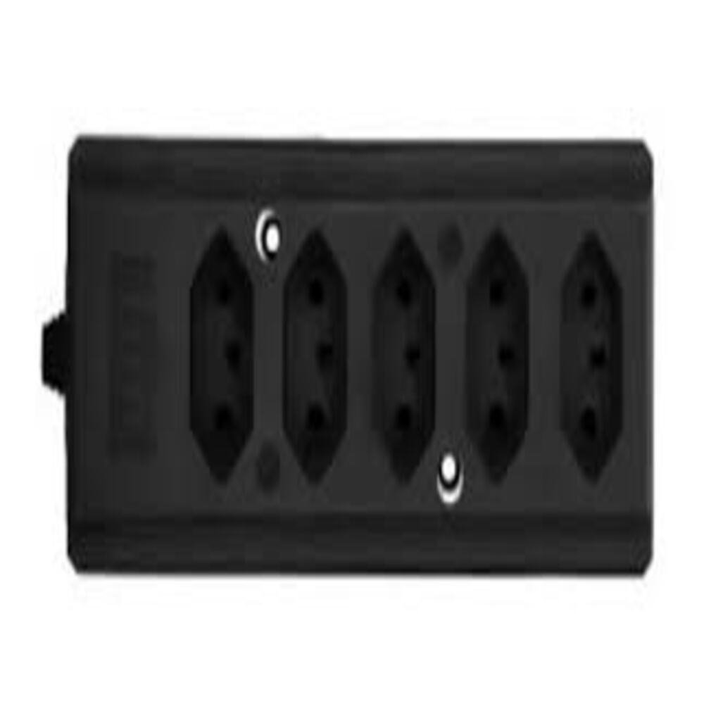 Tomada Barra Quíntupla 20A 5P Preta - Interneed - 2