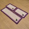 Tapete De Crochê Kit Passadeira Primavera Criativa:Lilás e Roxo - 1