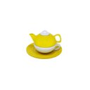 Ver mais imagens de Bule , Xicara e Pires de Cerâmica:azul Escuro e Branco