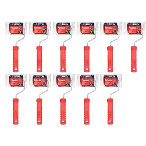 Kit 11 Rolo Espuma Pintura Portao, Grade, Ferro e Madeira 5cm