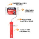 Ver imagem 3 de Kit 11 Rolo Espuma Pintura Portao, Grade, Ferro e Madeira 5cm