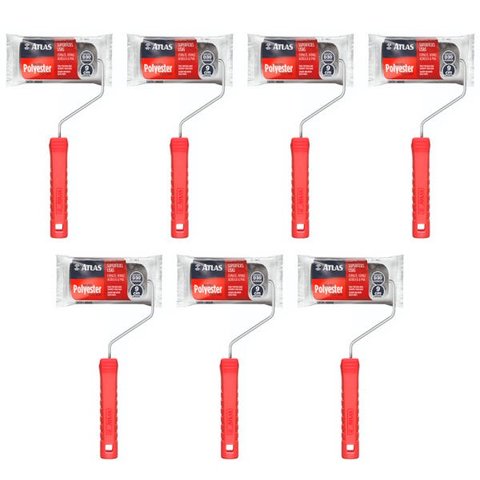Kit 7 Rolo Espuma Pintura Portao, Grade, Ferro e Madeira 9cm