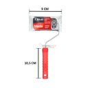Ver imagem 4 de Kit 7 Rolo Espuma Pintura Portao, Grade, Ferro e Madeira 9cm