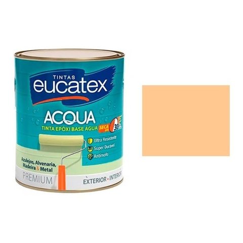 Tinta Para Azulejos Epóxi Base Água Eucatex Vanilla 900ml