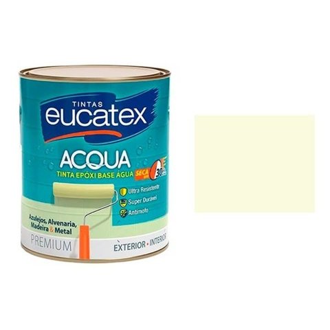 Tinta Para Banheiros E Cozinhas Azulejo Eucatex Erva Doce 900ml