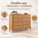 Ver imagem 6 de Cômoda 8 Gavetas Nest em Madeira Maciça - Tauari