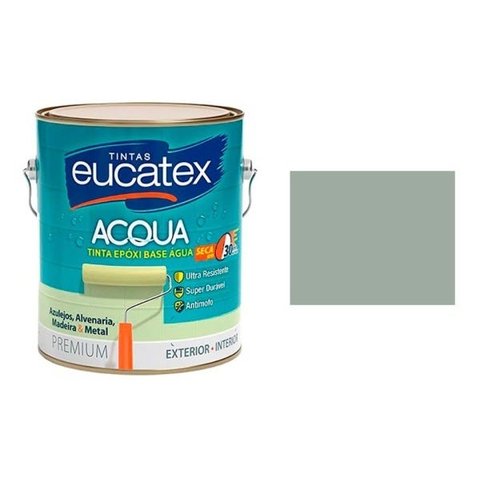 Tinta Azulejo Alecrim Eucatex Base Água 3,6Lt Brilhante