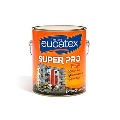 Tinta Acrilica Semi Branco Eucatex Parede Latex 3,6lt