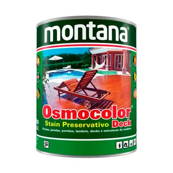 Osmocolor Montana Stain Castanho Uv Deck Madeira 900ml