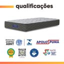 Ver imagem 7 de Cama Box Colchão Solteiro Ortopédico Espuma D33 Hiper 88x188x57cm