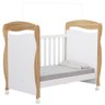 Berço Peroba Junior Americano Branco com Amêndoa Infantil Branco Amêndoa - 3