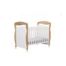 Berço Peroba Junior Americano Branco com Amêndoa Infantil Branco Amêndoa - 5