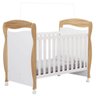 Berço Peroba Junior Americano Branco com Amêndoa Infantil Branco Amêndoa - 1
