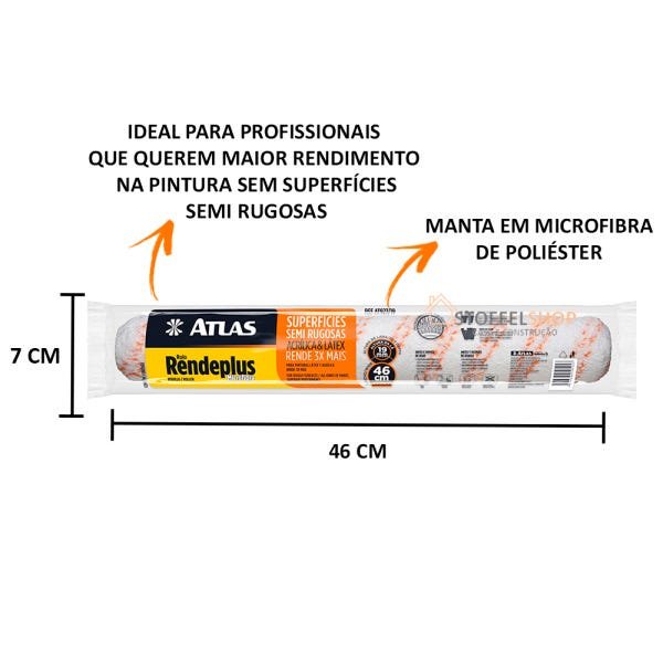Kit Big Atlas Com Bandeja + Garfo + 2 Rolos Premium - 3