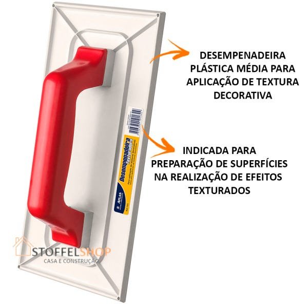 Kit Completo de Desempenadeira para Textura Pvc Grafiato Atlas ...