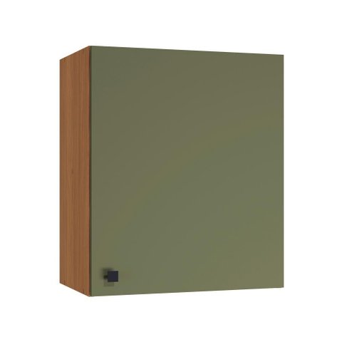 Armário Aéreo Kappesberg Pixel 1 Porta Canela/verde Frevo 60cm