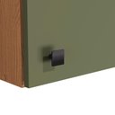 Ver imagem 4 de Armário Aéreo Kappesberg Pixel 1 Porta Canela/verde Frevo 60cm
