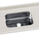 Ver imagem 3 de Tampo para Pia de Cozinha Rorato Mármore Sintético com Cuba em Inox 150x55cm