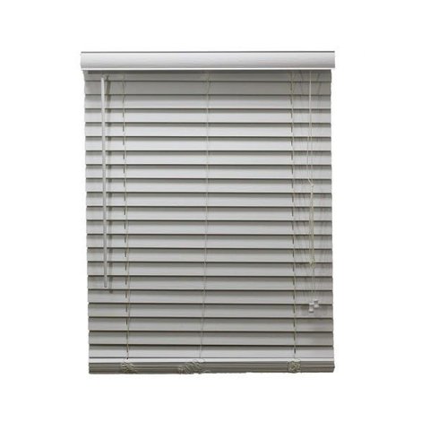 Persiana Horizontal PVC 50mm Branca 160 (L) X 160 (A) cm Cortina Tipo Madeira Luxo 1,60 x 1,60 m