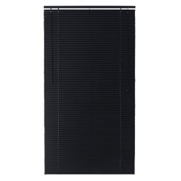 Persiana Horizontal PVC Preta 60 (L) x 160 (A)cm Cortina Completa com Kit de Instalação 0,60 x 1,60 - 4