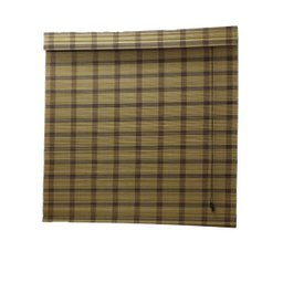 Persiana Bambu Romana Aruba 140 (L) X 160 (A) cm Cortina Madeira Com Bandô 1,40 x 1,60 Bege Acacia - 10