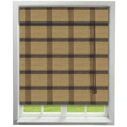 Persiana Bambu Romana Aruba 120 (L) X 220 (A) cm Cortina Madeira Com Bandô 1,20 x 2,20 Bege Acacia - 4