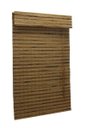 Ver imagem 1 de Persiana Bambu Romana Imbuia 80 (L) X 160 (A)cm Cortina Madeira Roman Shade com Bandô 0,80 x 1,60