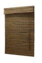 Ver imagem 3 de Persiana Bambu Romana Imbuia 80 (L) X 160 (A)cm Cortina Madeira Roman Shade com Bandô 0,80 x 1,60