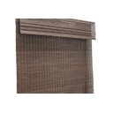 Ver imagem 3 de Persiana Bambu Romana Tabaco 100 (L) x 220 (A) cm Cortina Madeira Roman Shade com Bandô 1,00 x 2,20