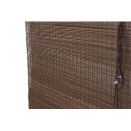 Persiana Bambu Romana Tabaco 80 (L) x 220 (A)cm Cortina Madeira Roman Shade com Bandô 0,80 x 2,20 - 4