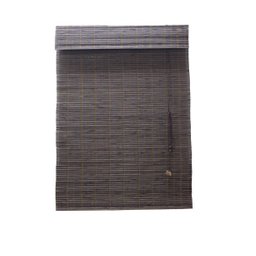 Persiana Bambu Romana Marrom 100 (L) x 220 (A)cm Cortina Madeira Roman Shade com Bandô 1,00 x 2,20 - 5