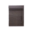 Ver imagem 1 de Persiana Bambu Romana Marrom 100 (L) x 220 (A)cm Cortina Madeira Roman Shade com Bandô 1,00 x 2,20
