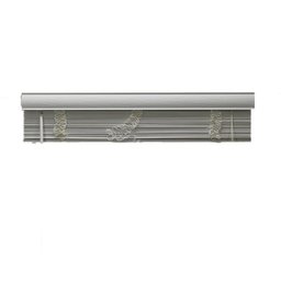 Persiana Horizontal Pvc 50mm Branca 120 (L) X 220 (A) cm Cortina Tipo Madeira Luxo 1,20 x 2,20 m - 6