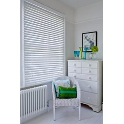 Persiana Horizontal Pvc 50mm Branca 120 (L) X 220 (A) cm Cortina Tipo Madeira Luxo 1,20 x 2,20 m - 4