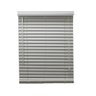 Persiana Horizontal Pvc 50mm Branca 120 (L) X 220 (A) cm Cortina Tipo Madeira Luxo 1,20 x 2,20 m - 1