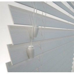 Persiana Horizontal Pvc 50mm Branca 120 (L) X 220 (A) cm Cortina Tipo Madeira Luxo 1,20 x 2,20 m - 5