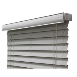 Persiana Horizontal Pvc 50mm Branca 120 (L) X 220 (A) cm Cortina Tipo Madeira Luxo 1,20 x 2,20 m - 8