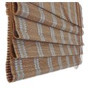 Ver imagem 5 de Persiana Bambu Romana Bege 100 (L) X 180 (A)cm Cortina Madeira Roman Shade com Bandô 1,00 x 1,80