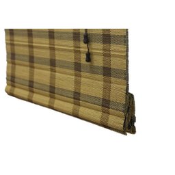 Persiana Bambu Romana Aruba 80 (L) X 220 (A) cm Cortina Madeira Com Bandô 0,80 x 2,20 Bege Acacia - 7