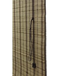 Persiana Bambu Romana Curacao 80 (L) x 160 (A)cm Cortina Madeira com Bandô 0,80 x 1,60 Jatobá Marrom - 7